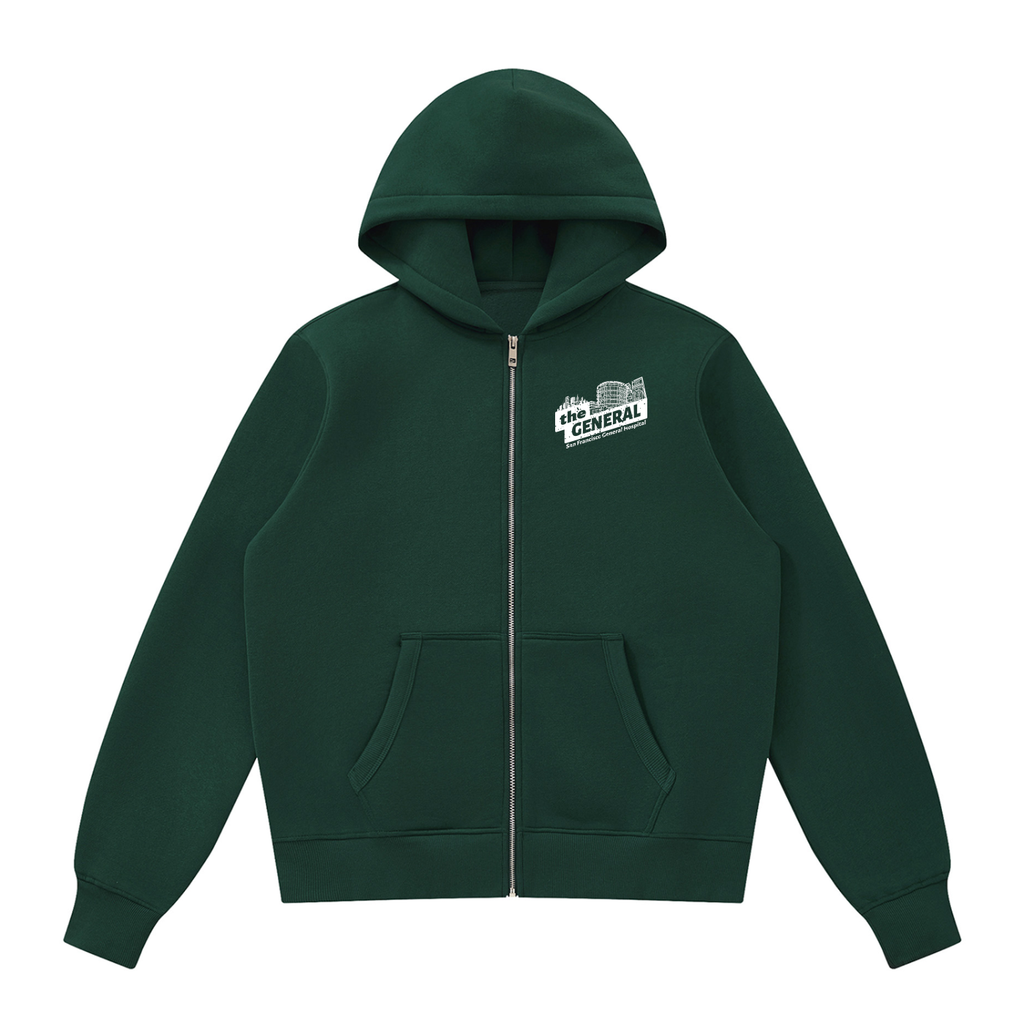 theGeneral Unisex Fleece Full Zip Hoodie
