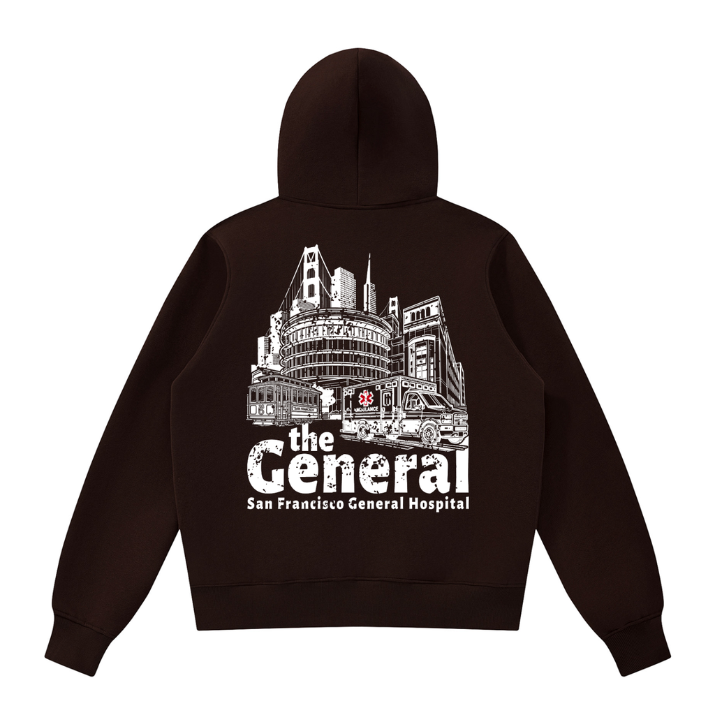 theGeneral Unisex Fleece Full Zip Hoodie