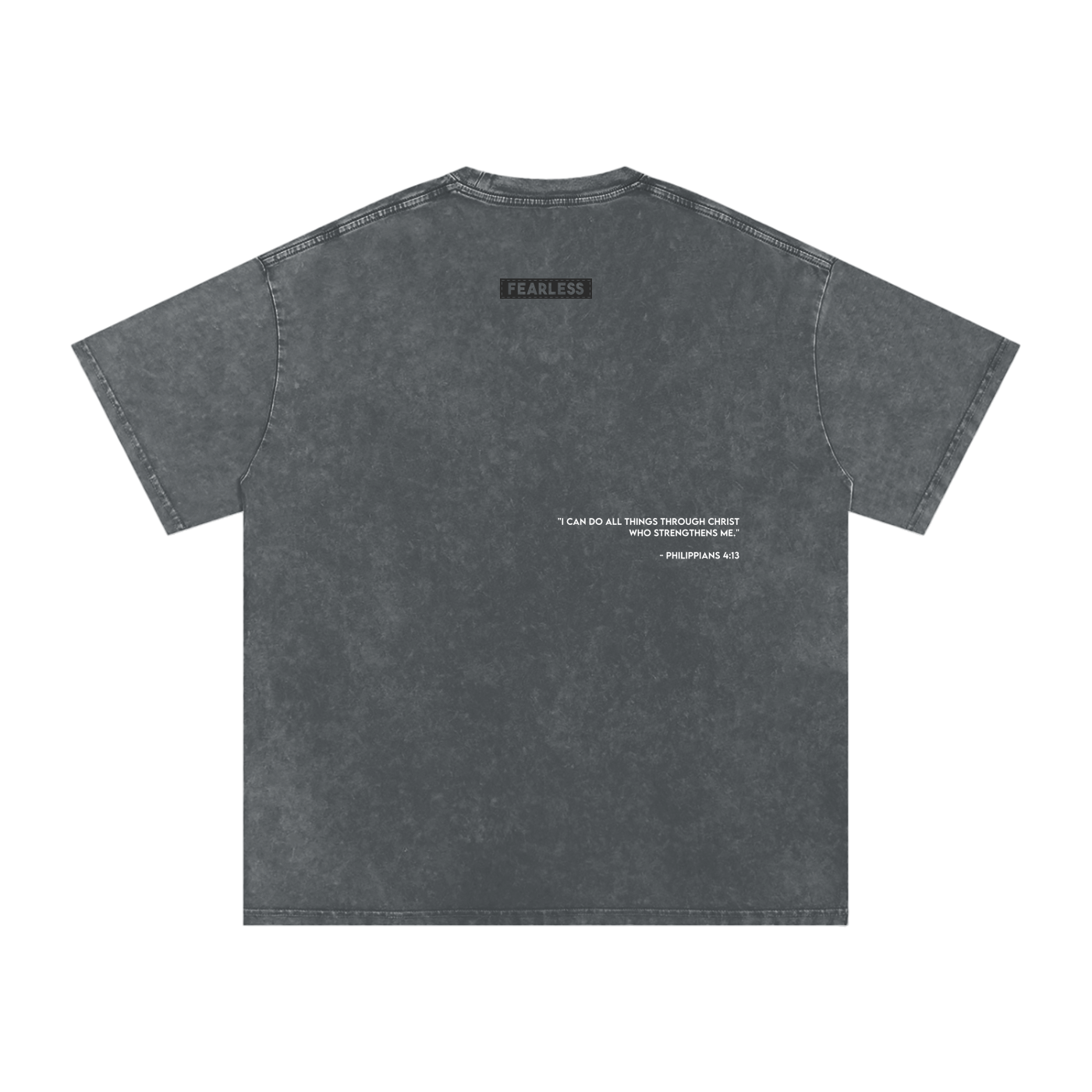 FEARLESS DTG Snow Washed Oversized Cotton T-Shirt