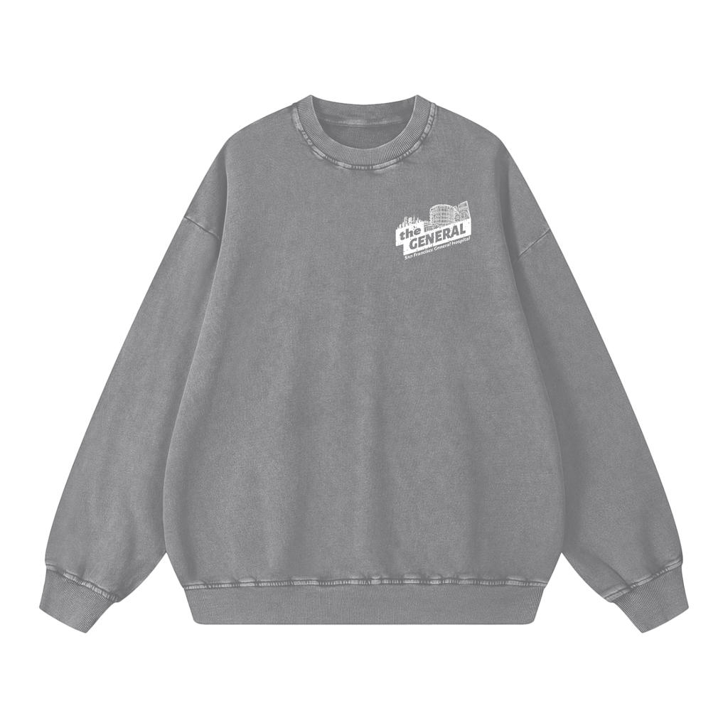 theGeneral Snow Washed Oversized Sweatshirt