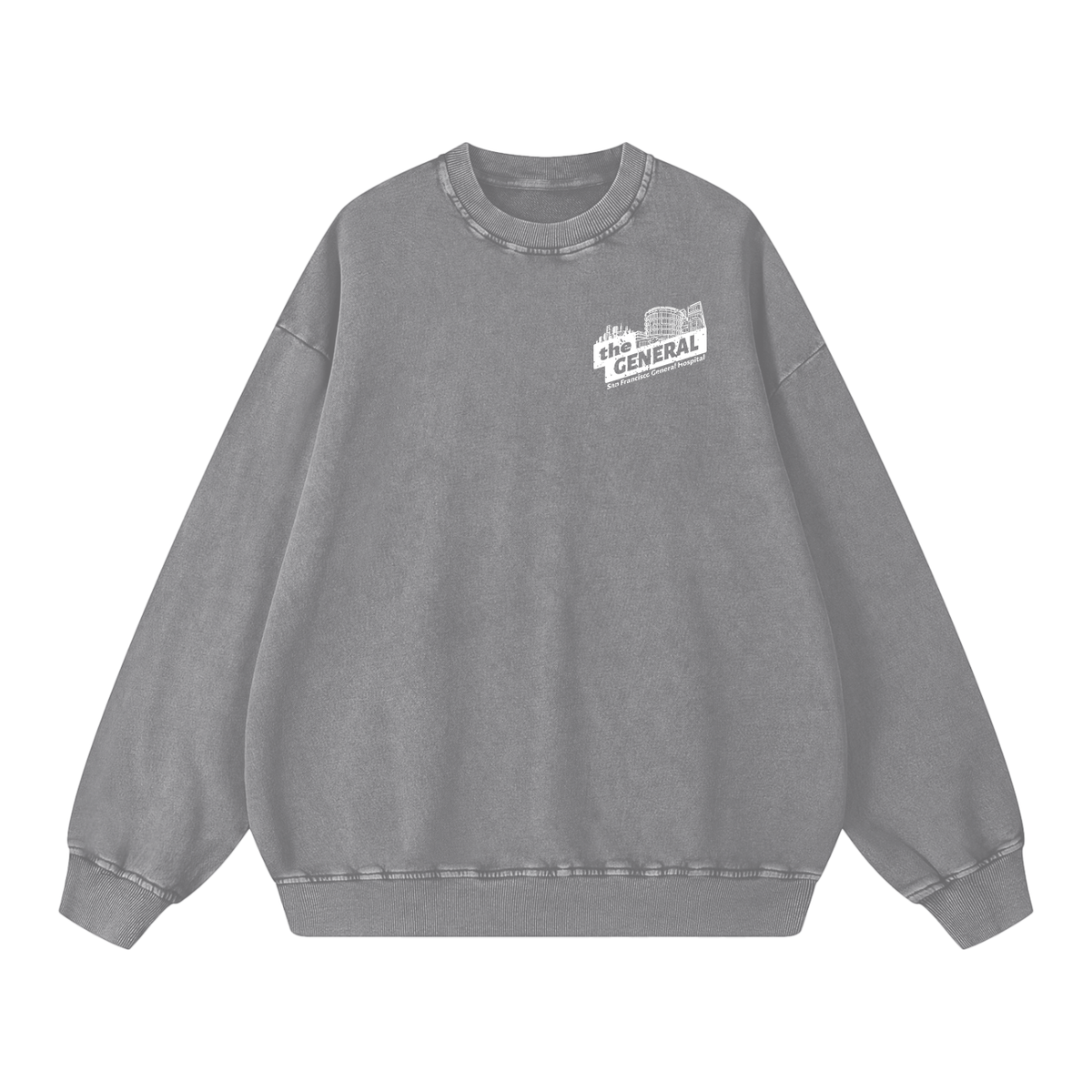 theGeneral Snow Washed Oversized Sweatshirt