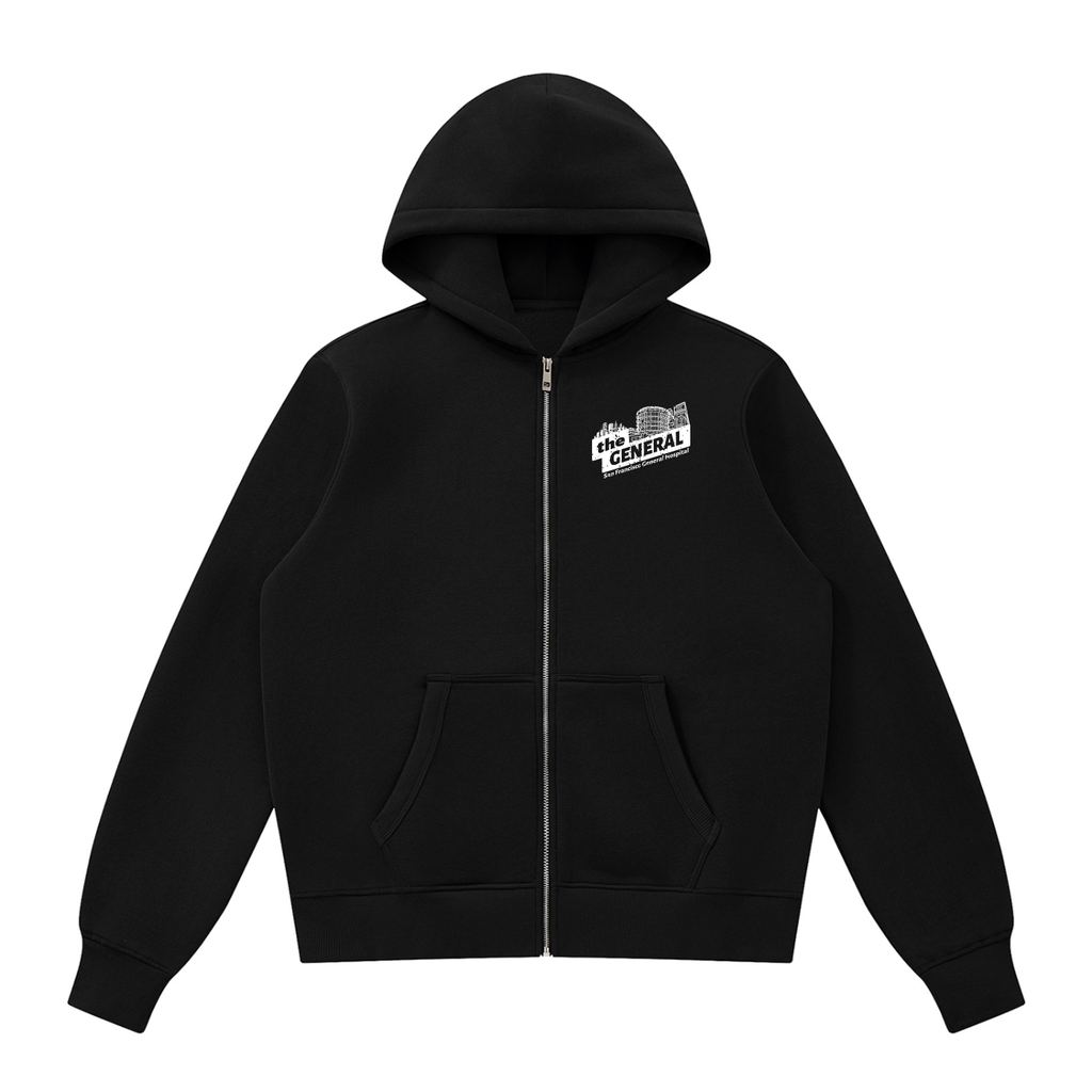 theGeneral Unisex Fleece Full Zip Hoodie