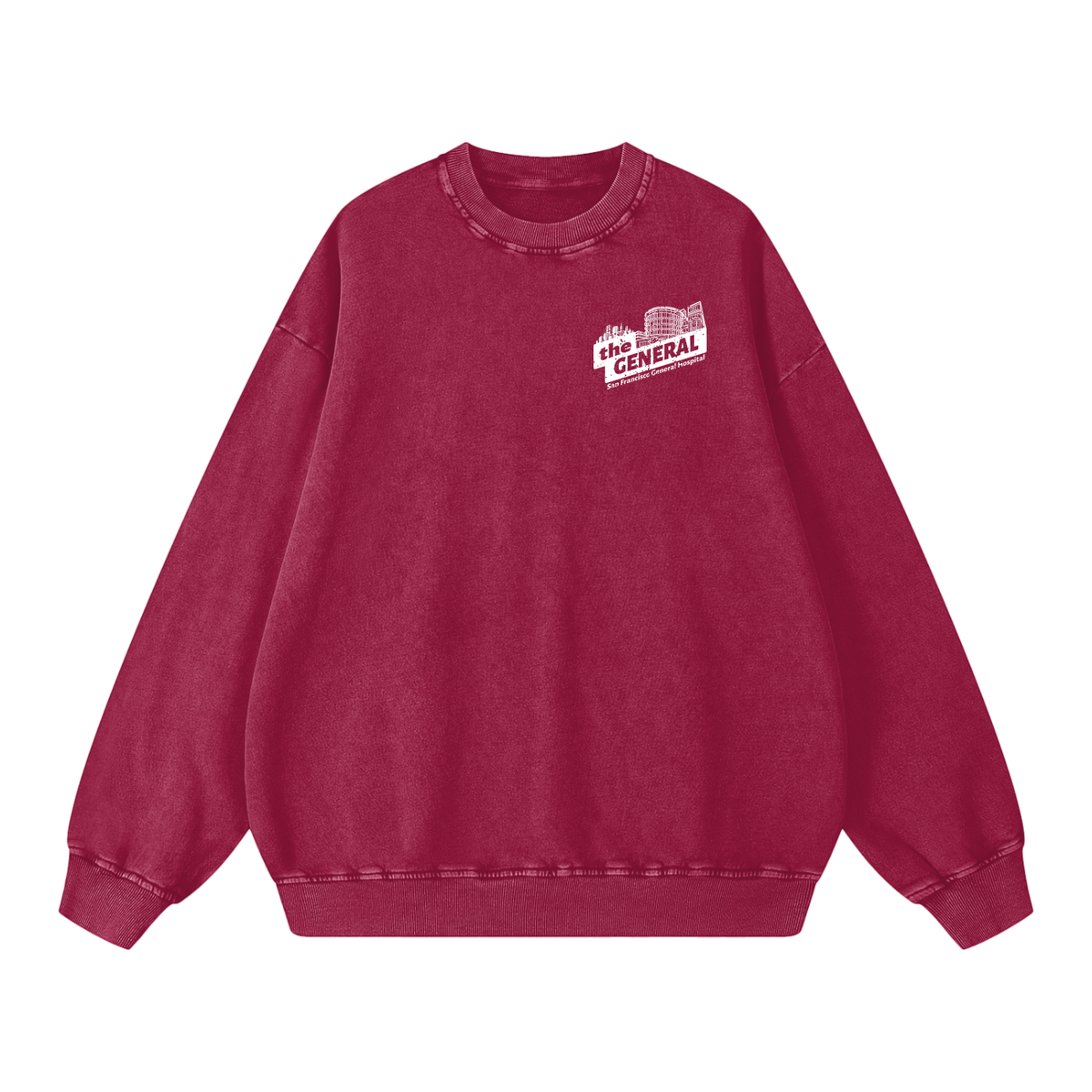 theGeneral Snow Washed Oversized Sweatshirt