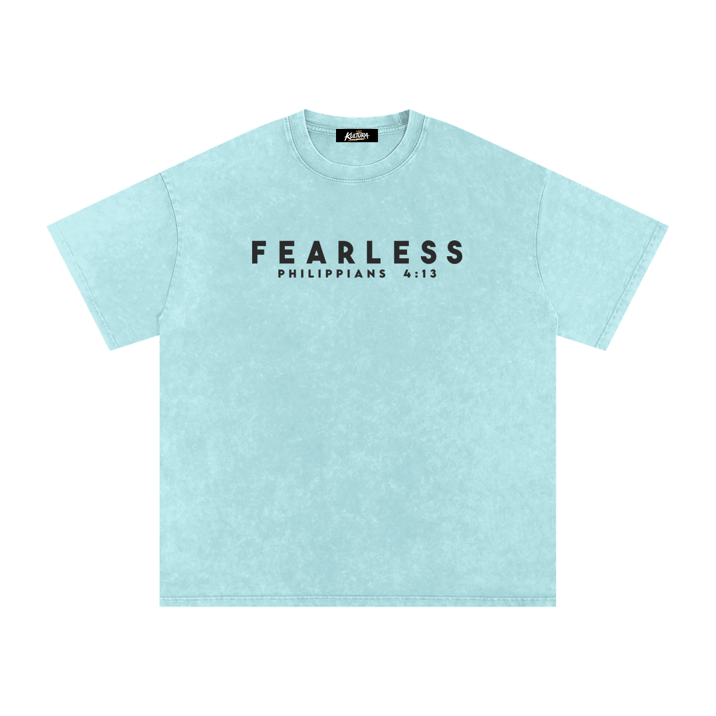 FEARLESS DTG Snow Washed Oversized Cotton T-Shirt