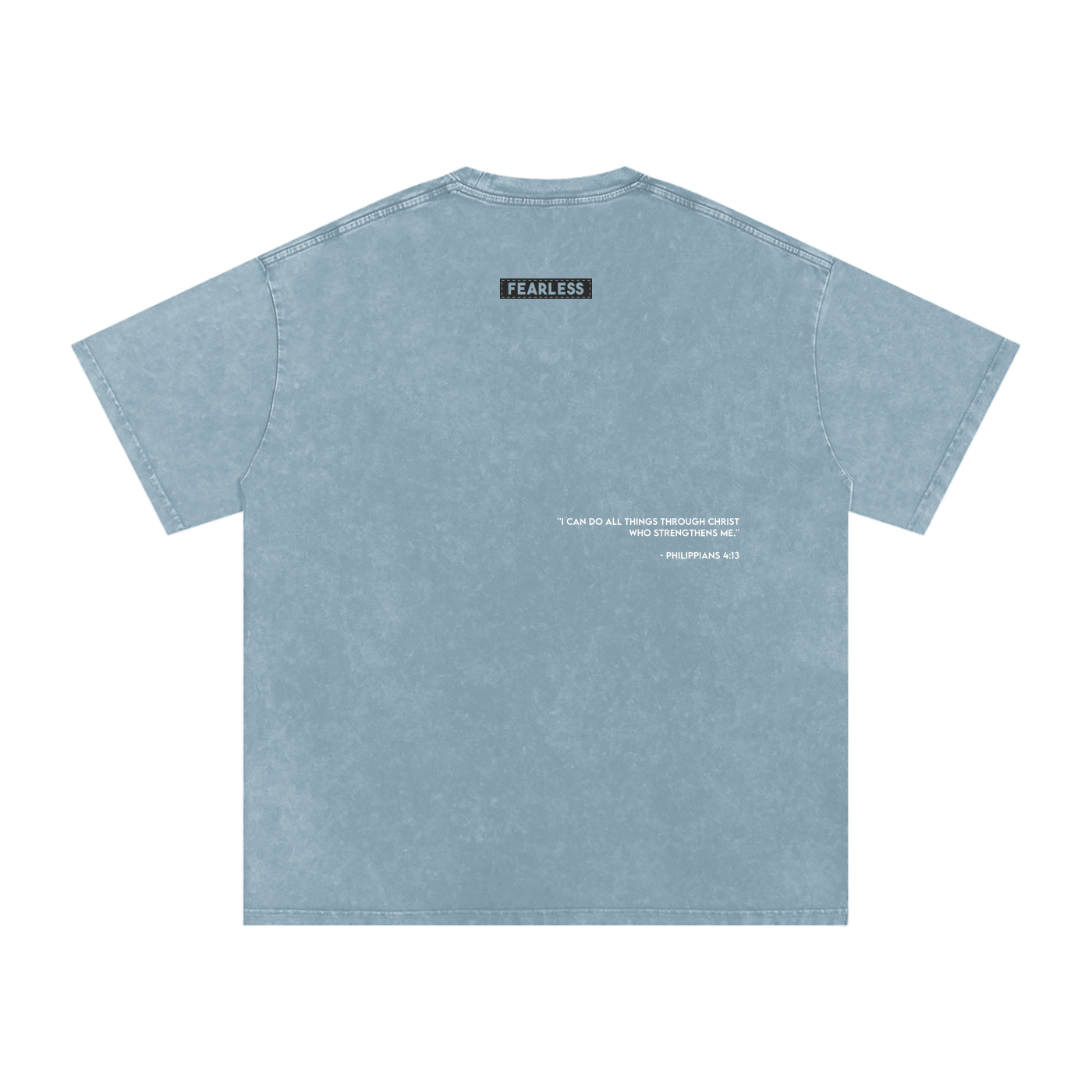 FEARLESS DTG Snow Washed Oversized Cotton T-Shirt