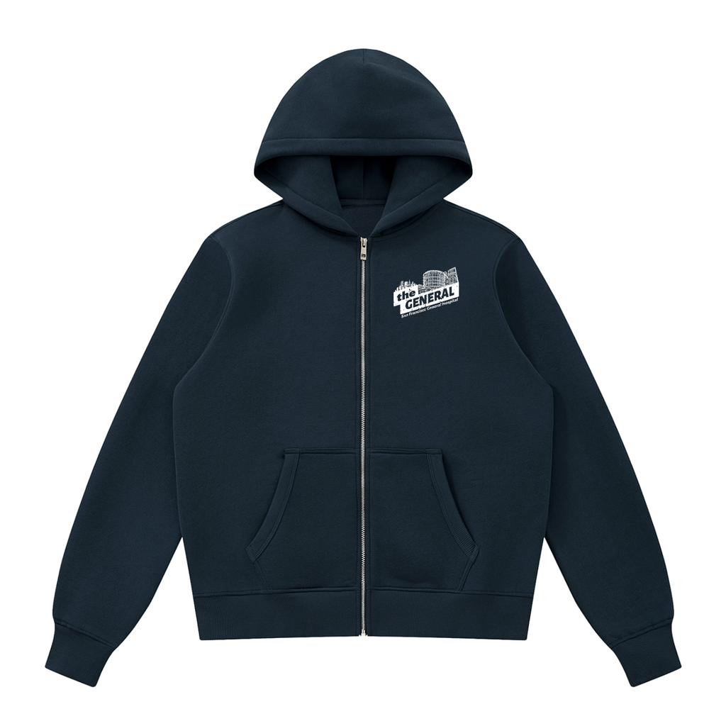 theGeneral Unisex Fleece Full Zip Hoodie