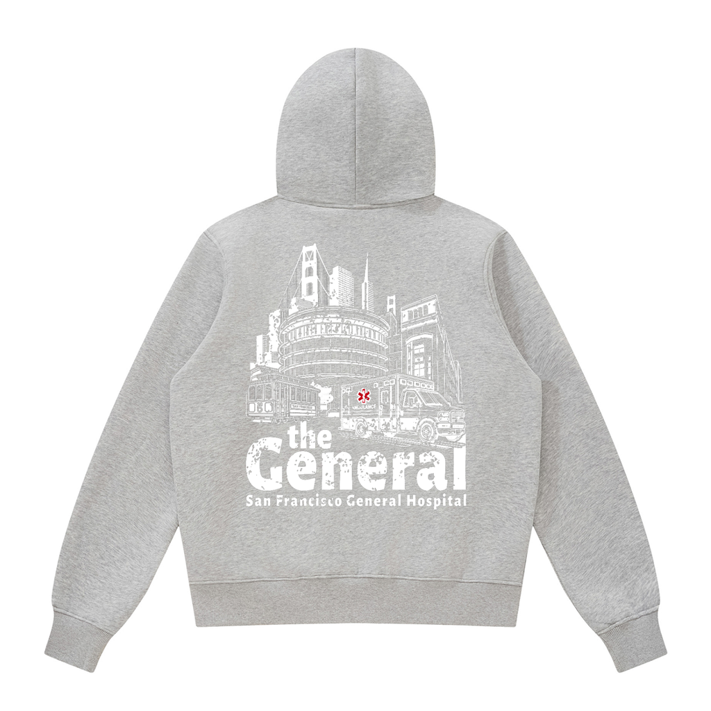 theGeneral Unisex Fleece Full Zip Hoodie