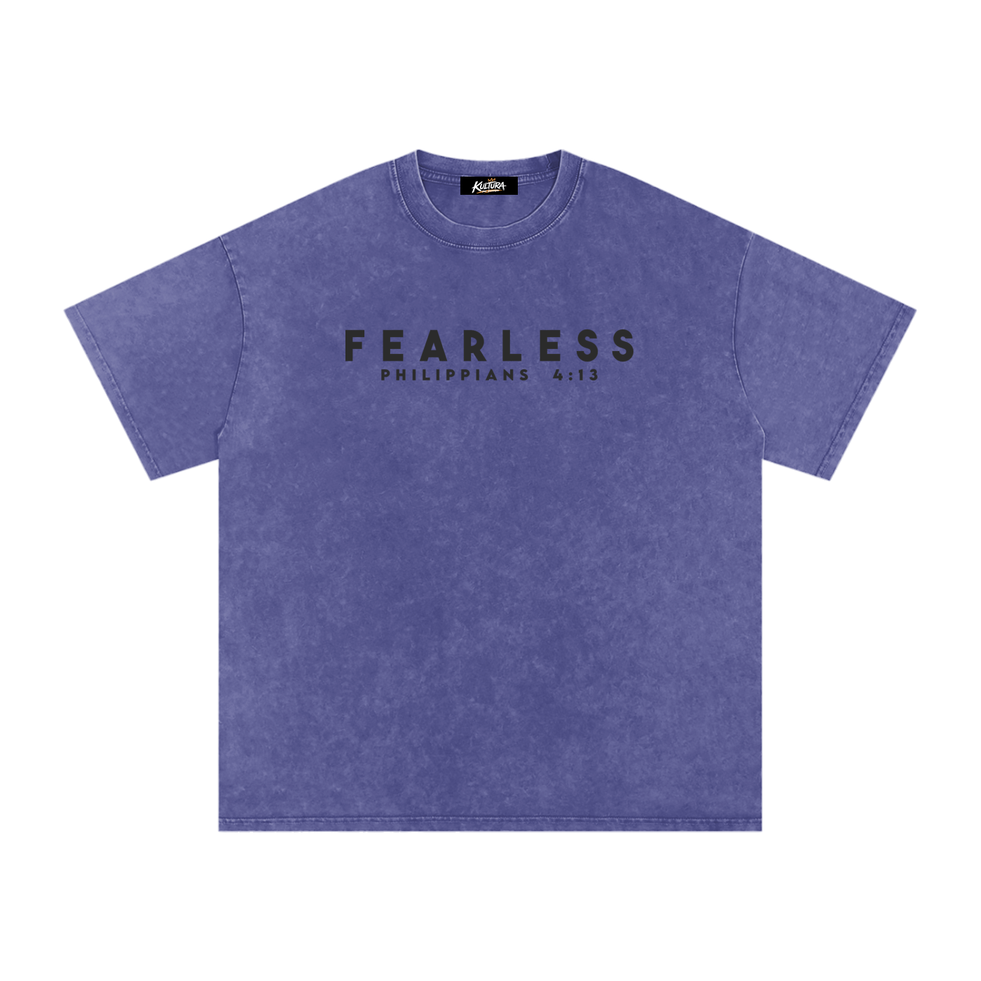 FEARLESS DTG Snow Washed Oversized Cotton T-Shirt