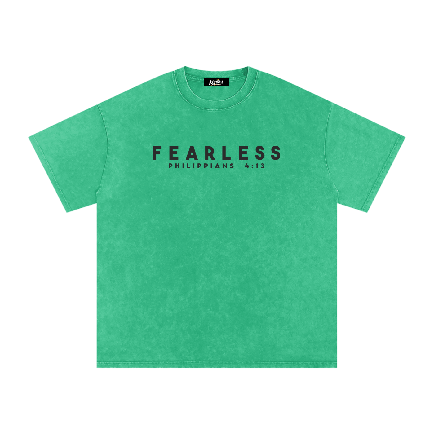 FEARLESS DTG Snow Washed Oversized Cotton T-Shirt