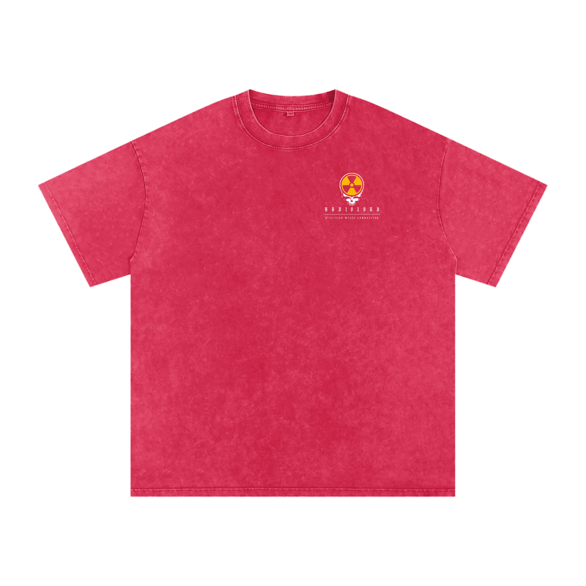 RadSkull Snow Washed Oversized Cotton T-Shirt