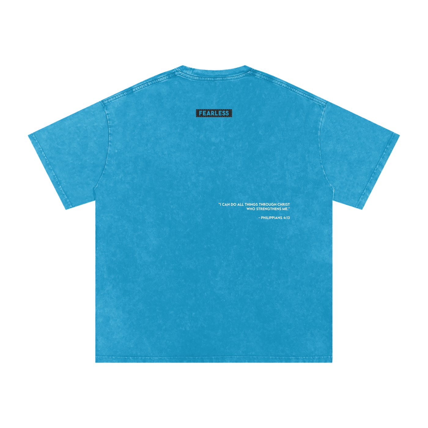 FEARLESS DTG Snow Washed Oversized Cotton T-Shirt