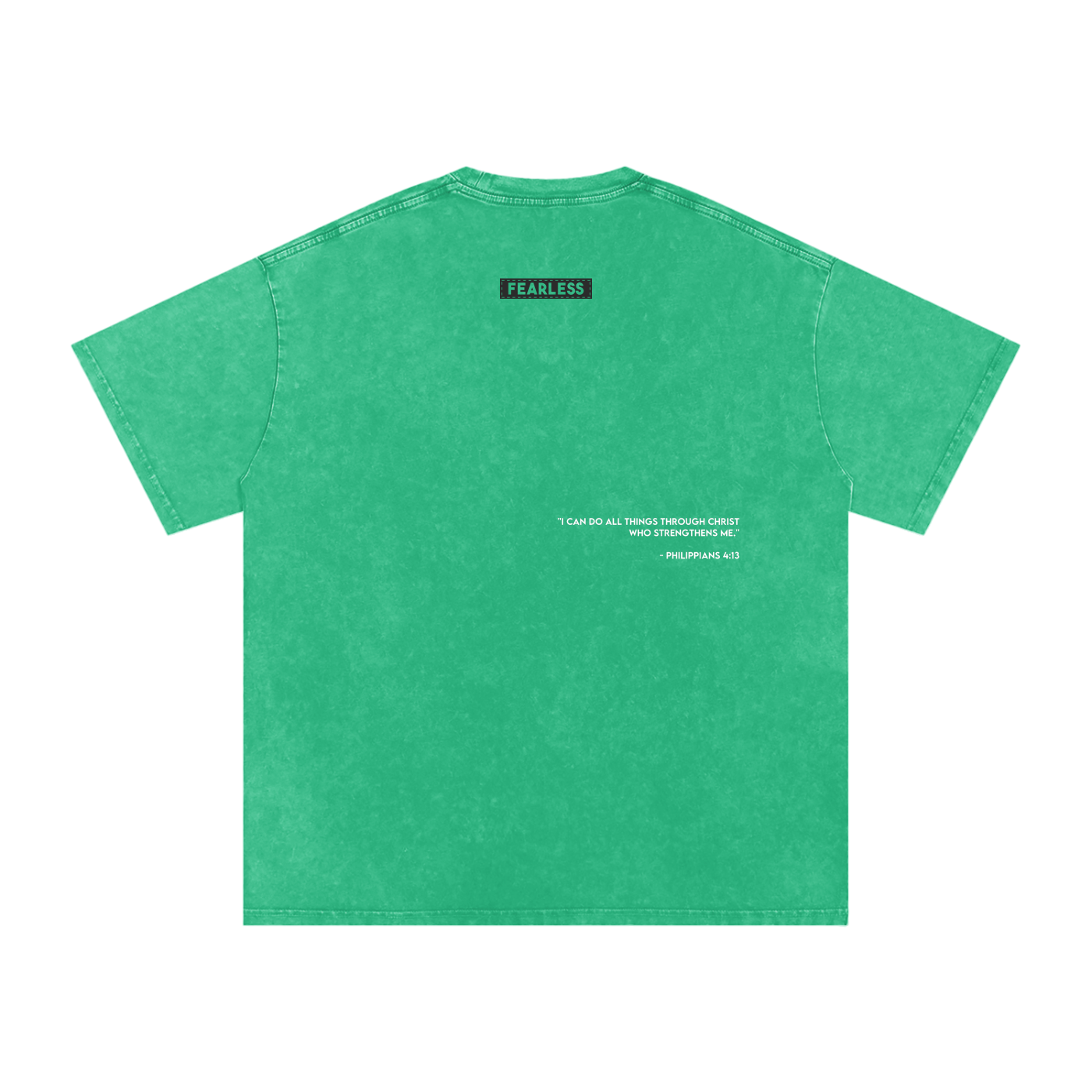 FEARLESS DTG Snow Washed Oversized Cotton T-Shirt