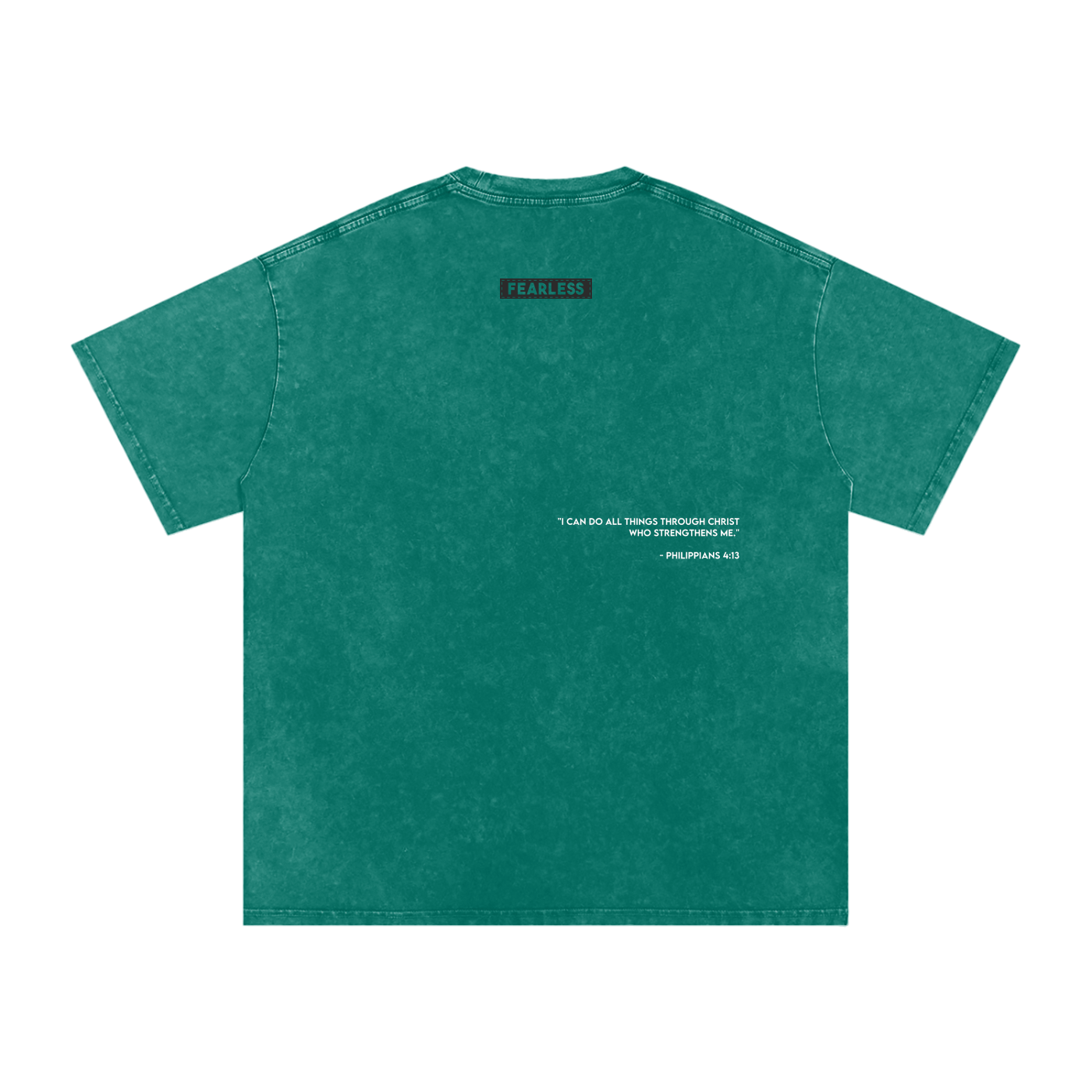 FEARLESS DTG Snow Washed Oversized Cotton T-Shirt