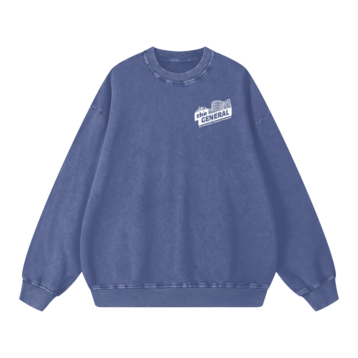 theGeneral Snow Washed Oversized Sweatshirt