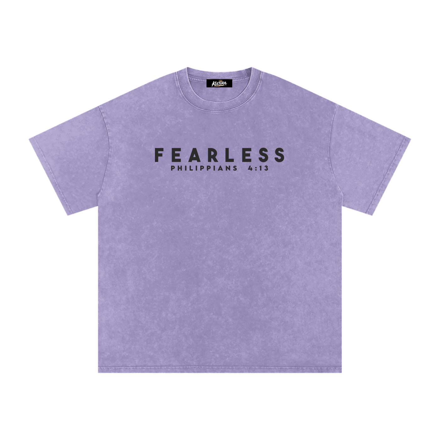FEARLESS DTG Snow Washed Oversized Cotton T-Shirt