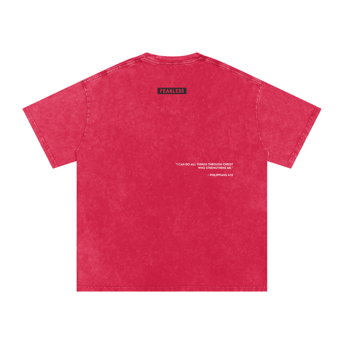 FEARLESS DTG Snow Washed Oversized Cotton T-Shirt