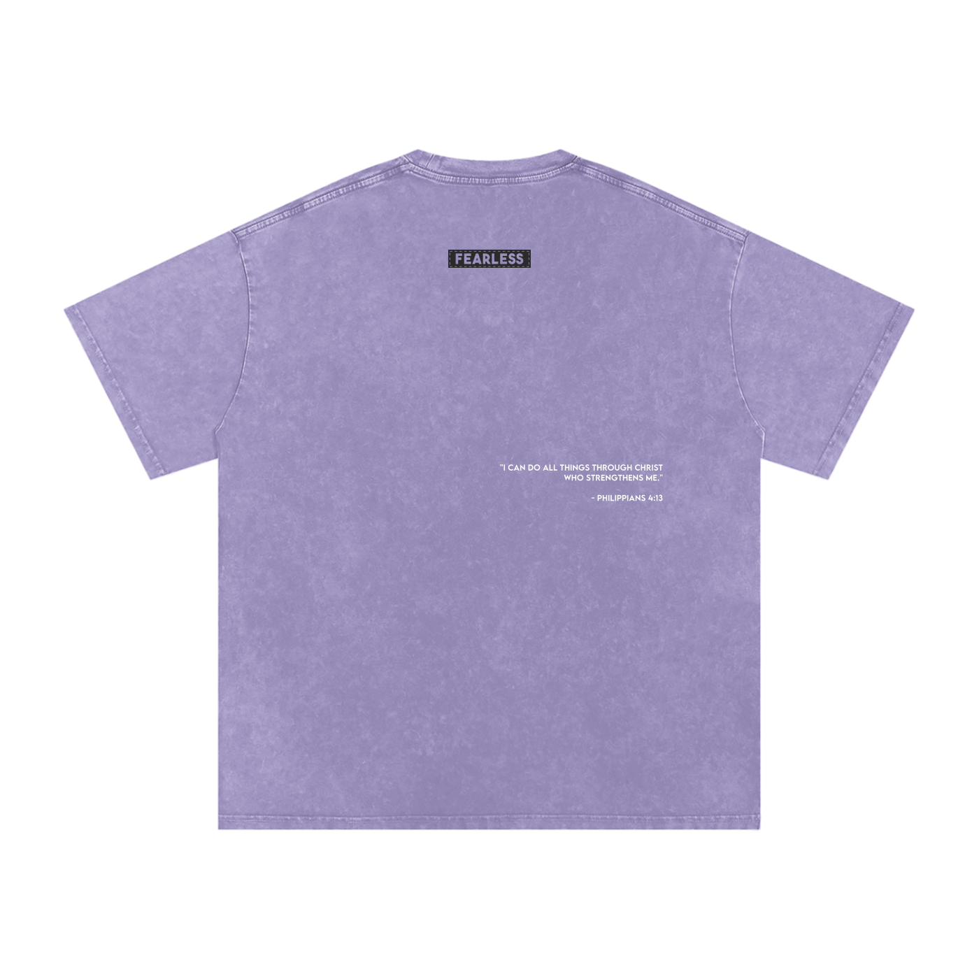 FEARLESS DTG Snow Washed Oversized Cotton T-Shirt