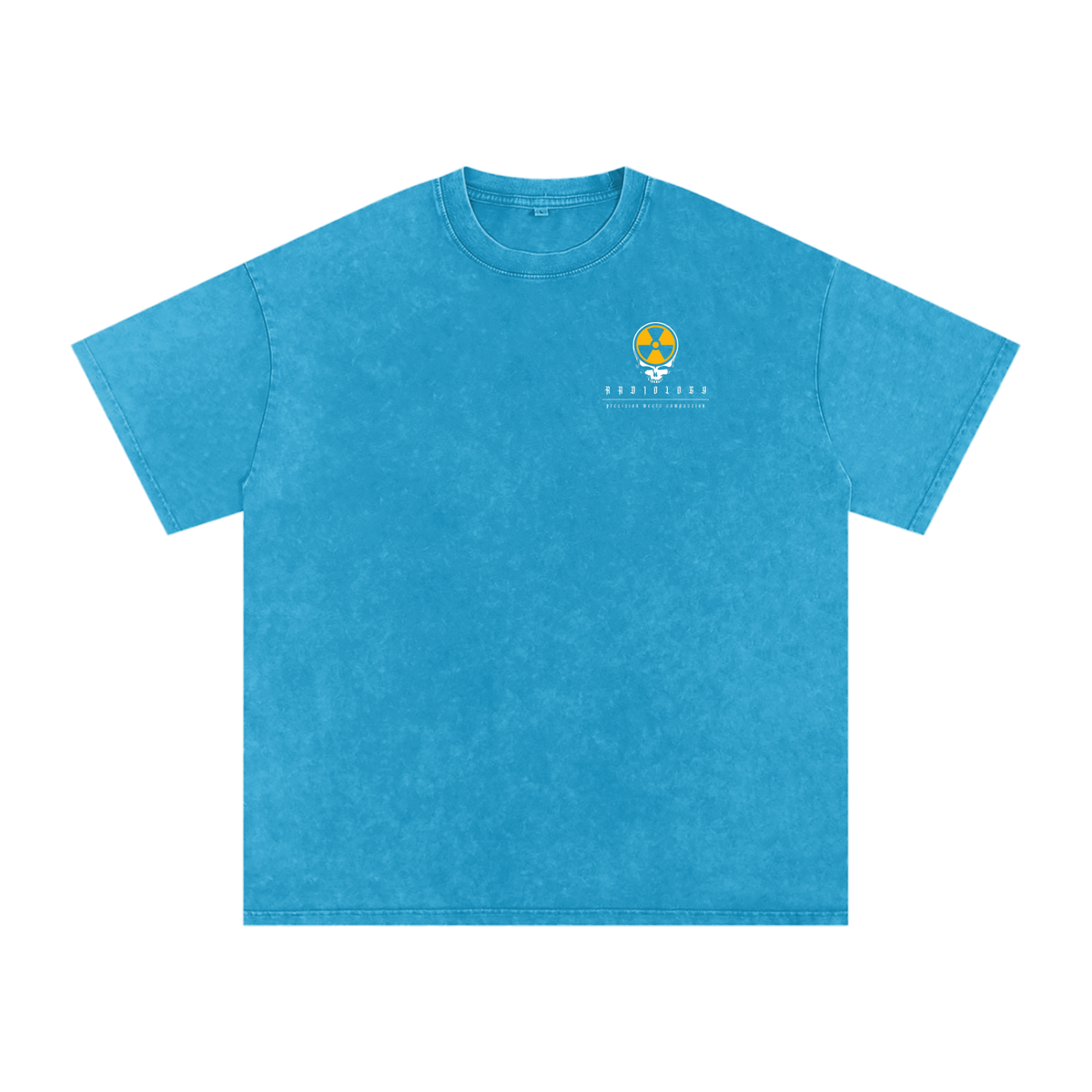 RadSkull Snow Washed Oversized Cotton T-Shirt