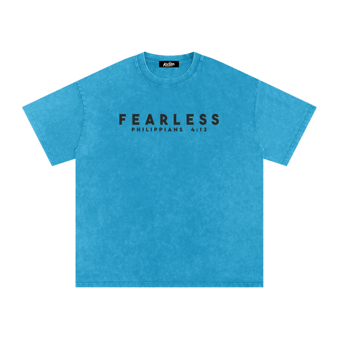 FEARLESS DTG Snow Washed Oversized Cotton T-Shirt