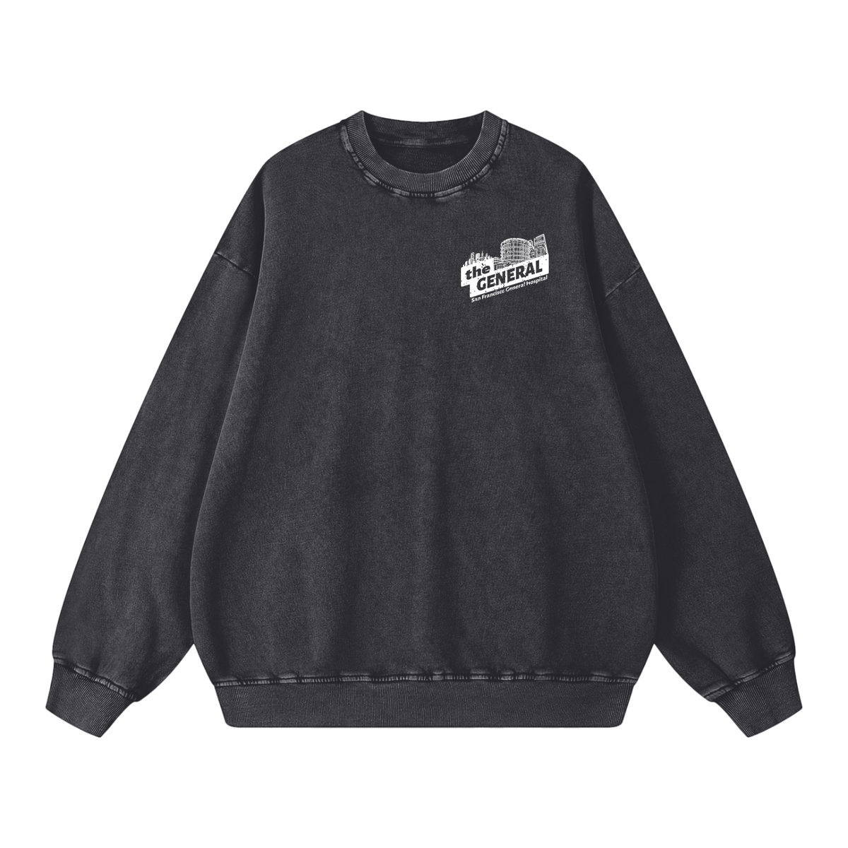 theGeneral Snow Washed Oversized Sweatshirt