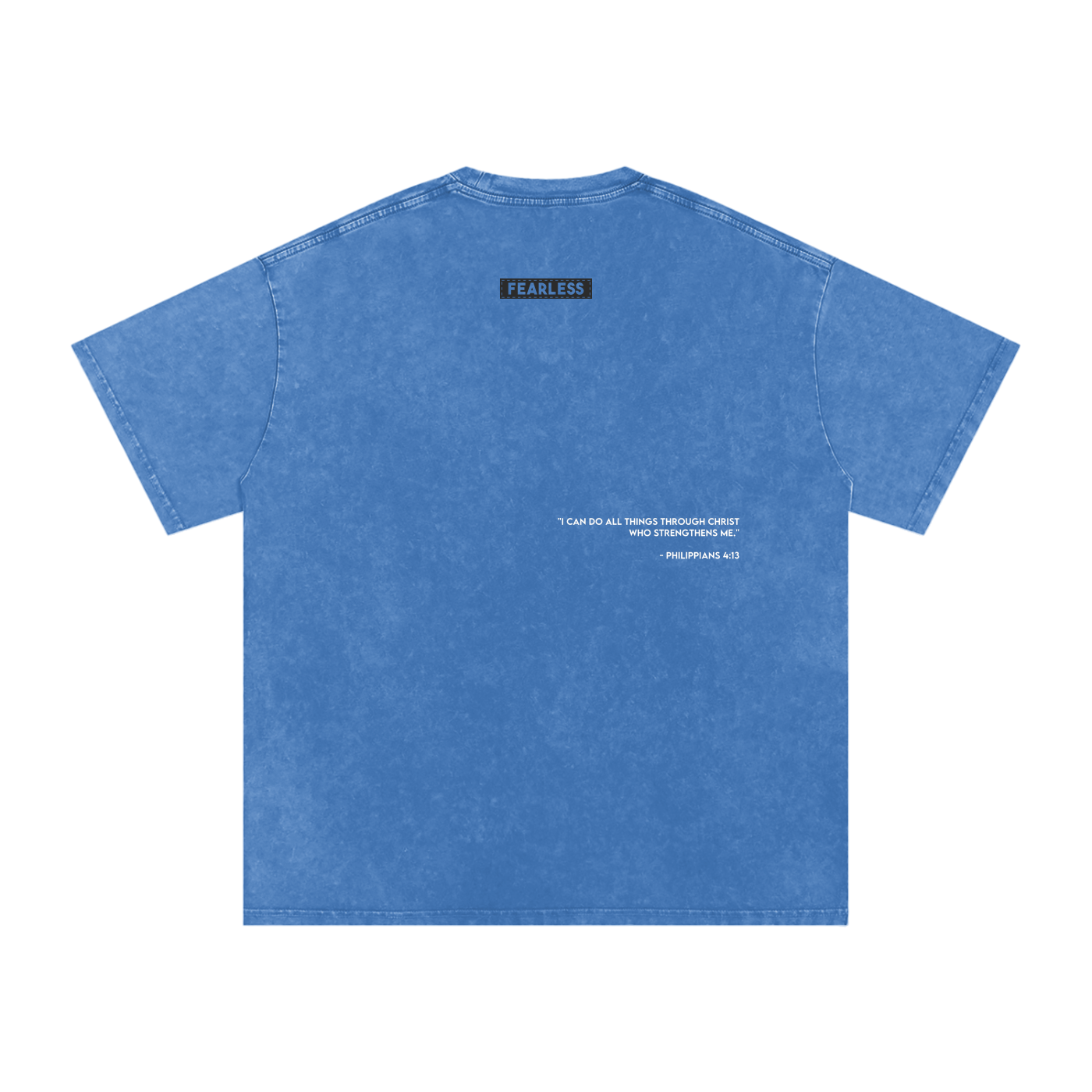 FEARLESS DTG Snow Washed Oversized Cotton T-Shirt