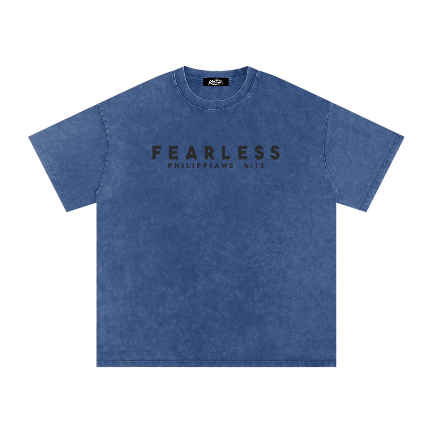 FEARLESS DTG Snow Washed Oversized Cotton T-Shirt