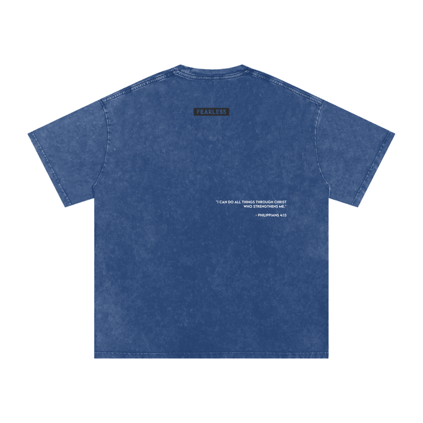 FEARLESS DTG Snow Washed Oversized Cotton T-Shirt