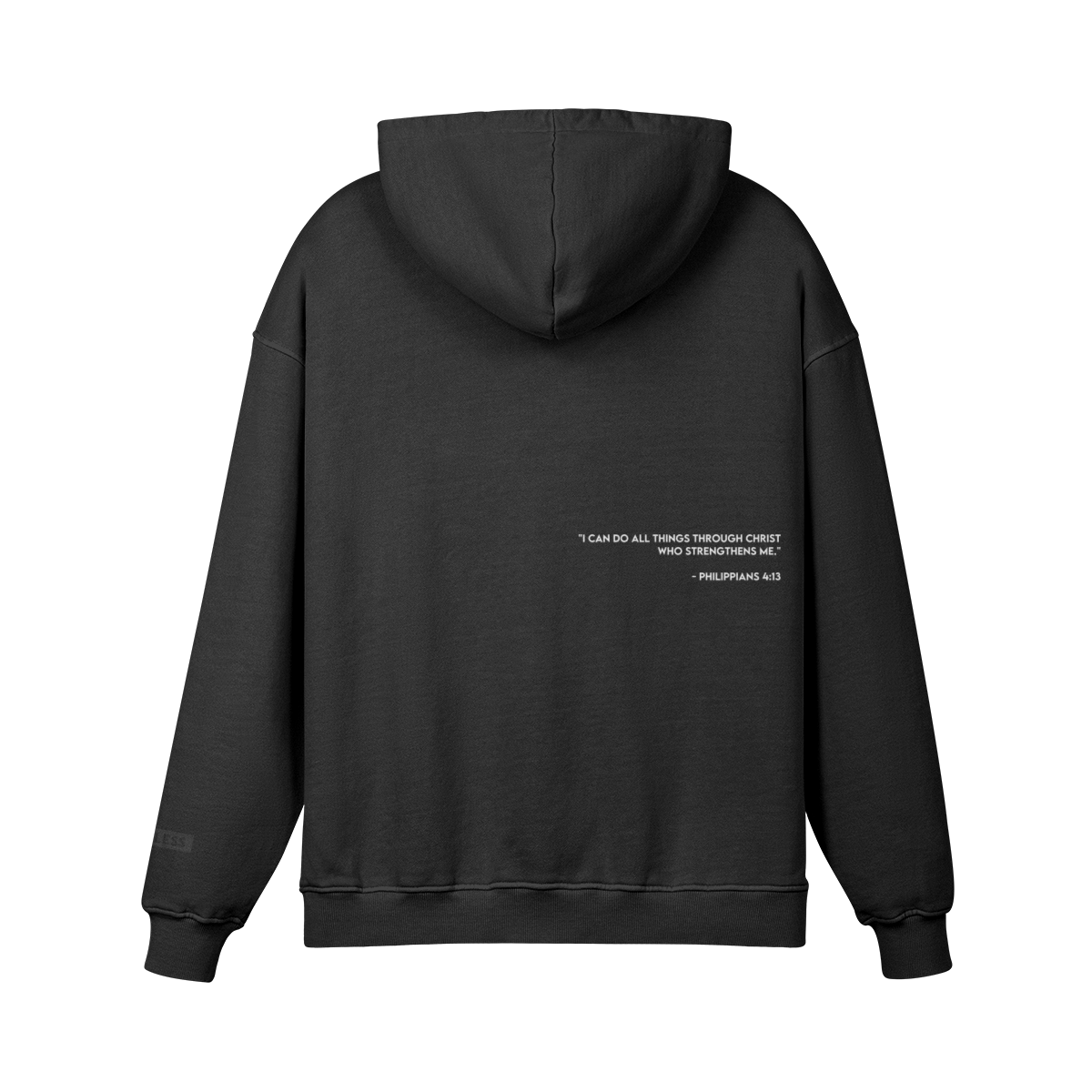 FEARLESS Embroidery Unisex Super Heavyweight Oversized Retro Pullover Hoodie