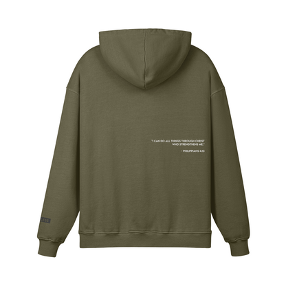 FEARLESS Embroidery Oversize Pullover Hoodie