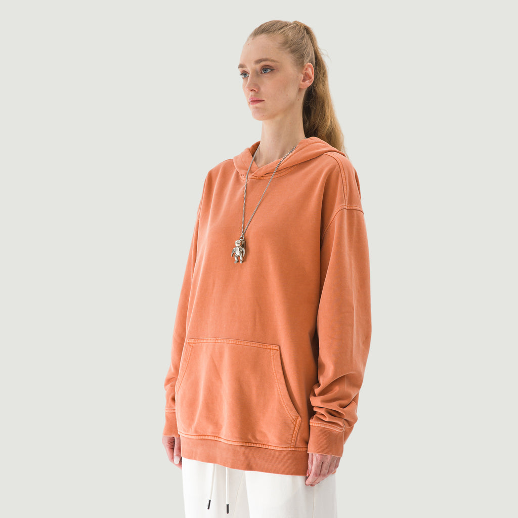 FEARLESS Embroidery Unisex Super Heavyweight Oversized Retro Pullover Hoodie