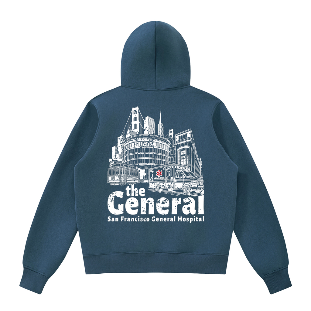 theGeneral Unisex Fleece Full Zip Hoodie
