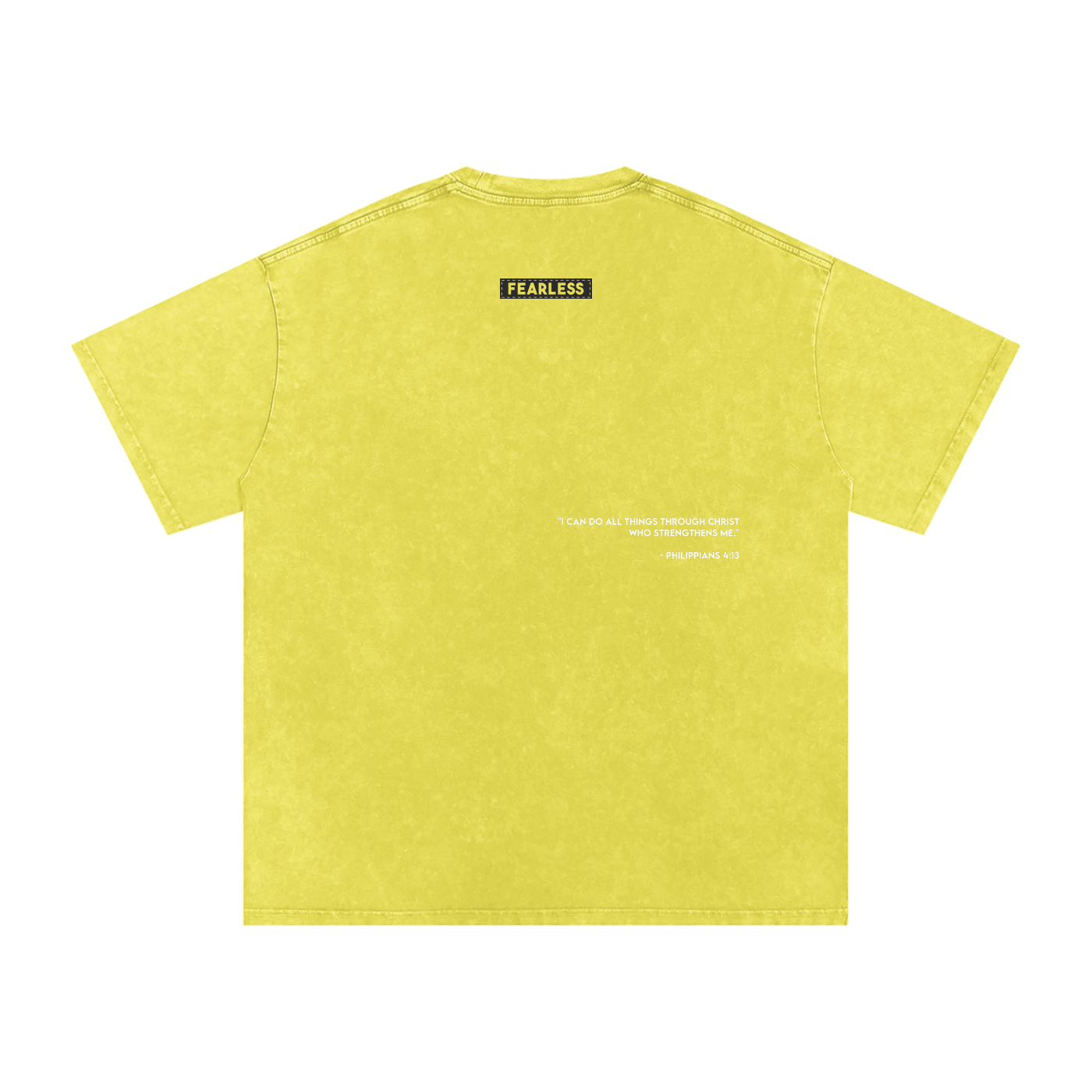 FEARLESS DTG Snow Washed Oversized Cotton T-Shirt