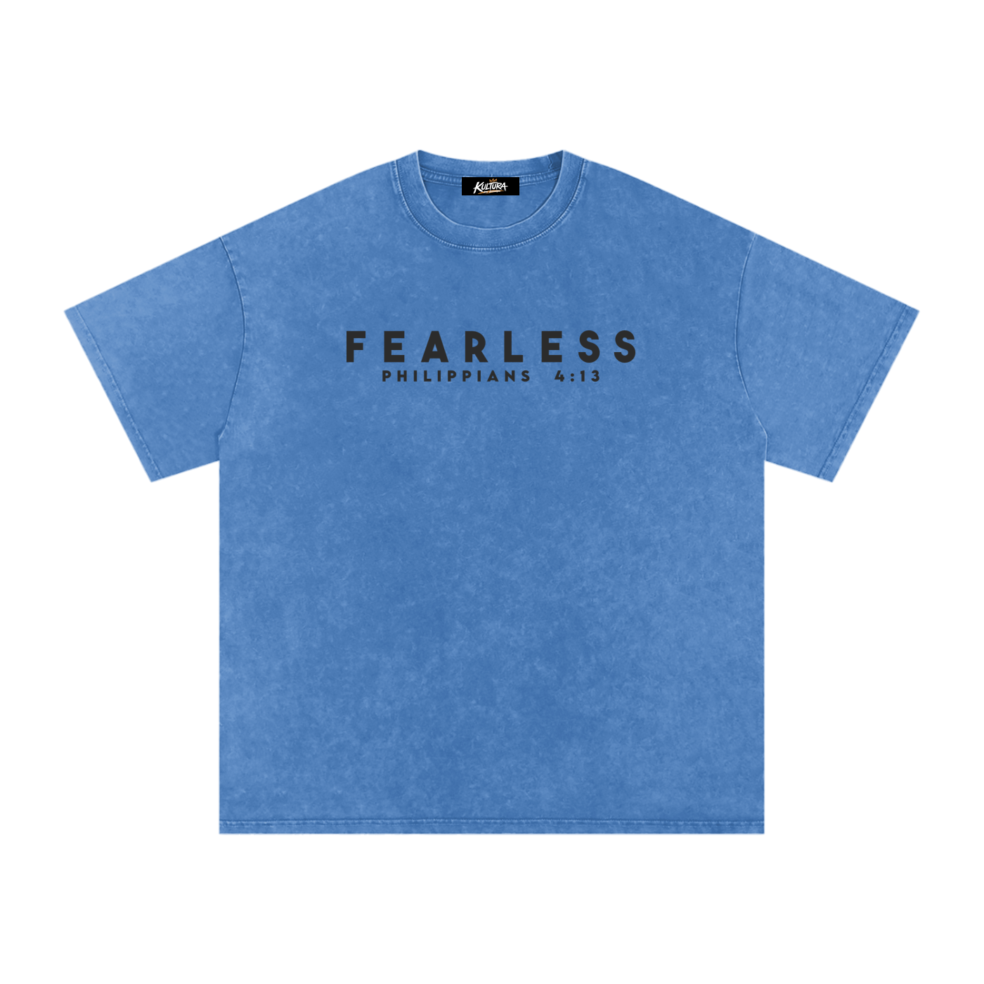 FEARLESS DTG Snow Washed Oversized Cotton T-Shirt