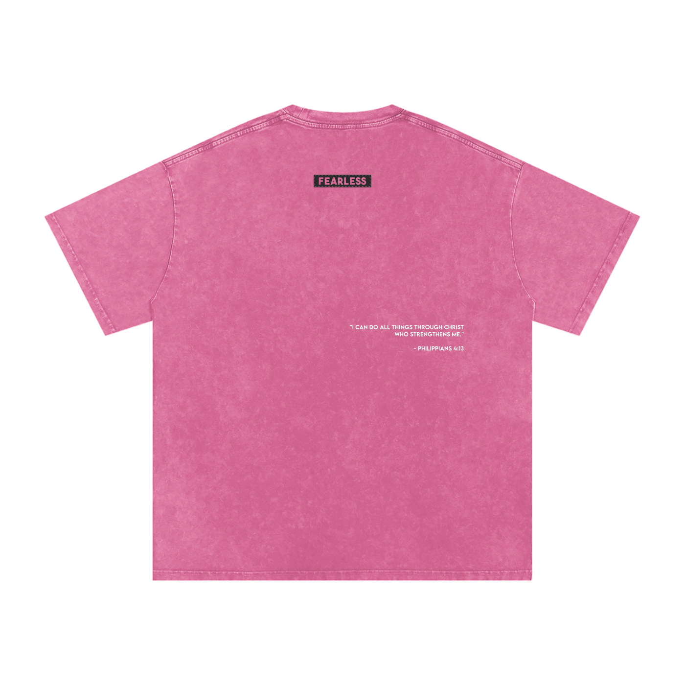 FEARLESS DTG Snow Washed Oversized Cotton T-Shirt