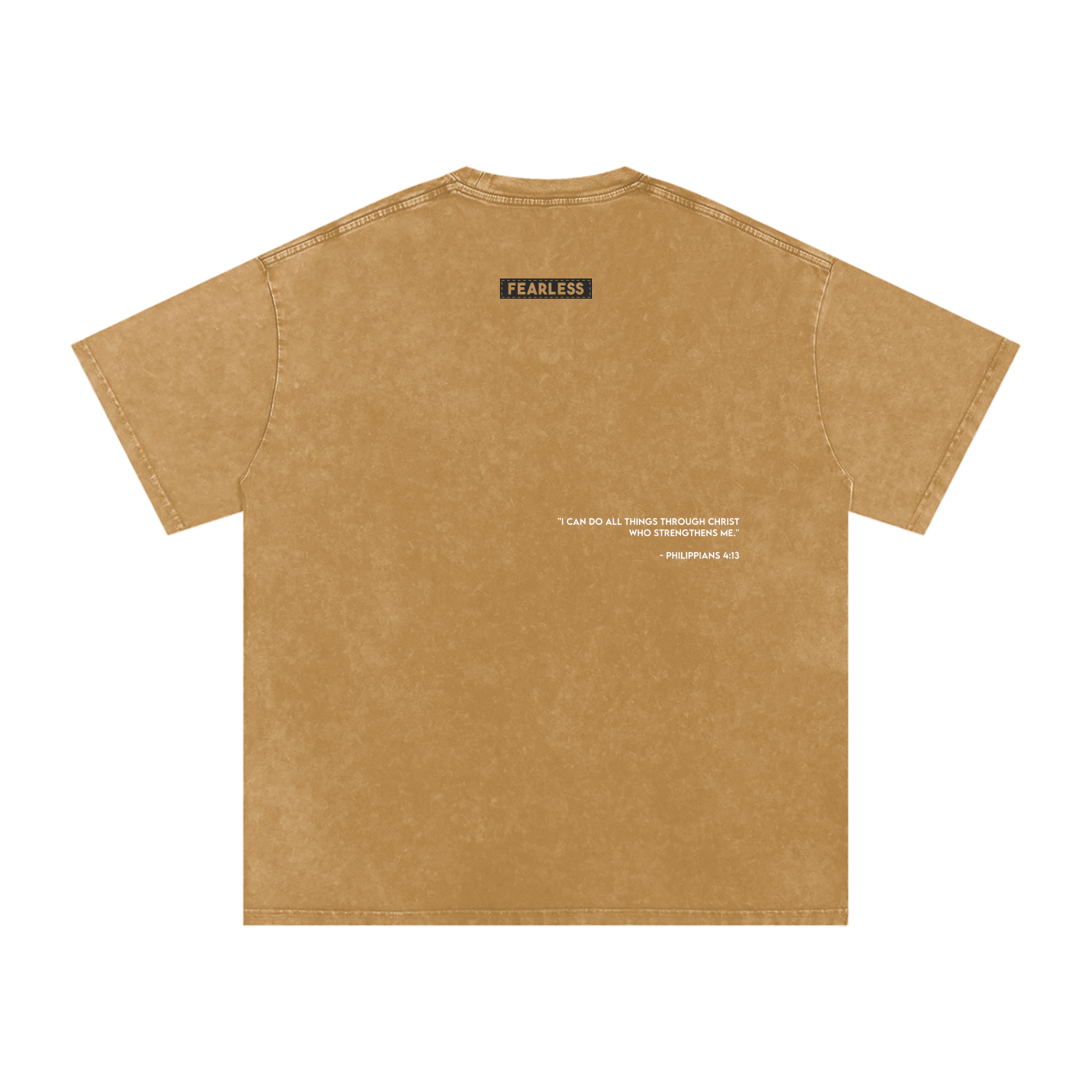 FEARLESS DTG Snow Washed Oversized Cotton T-Shirt