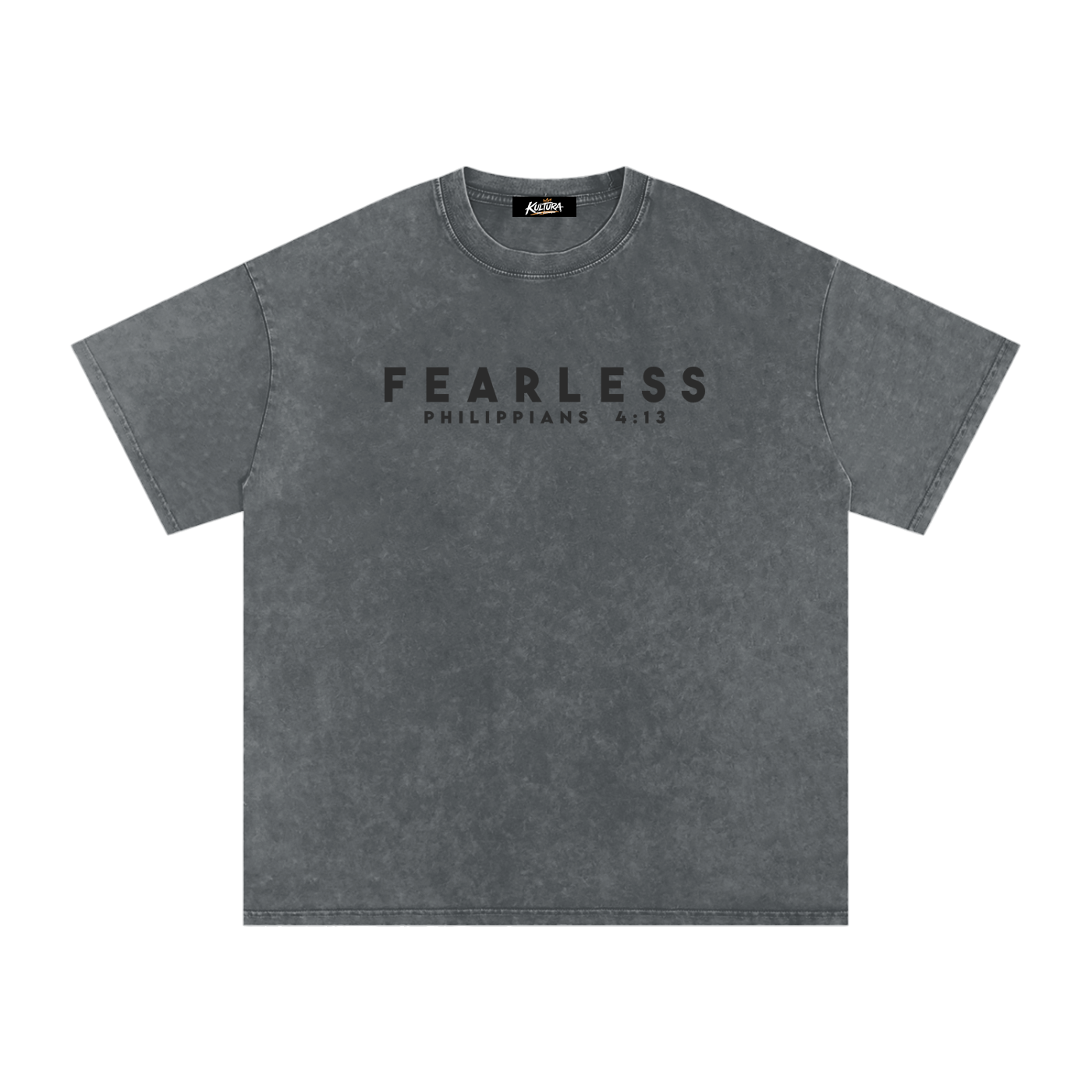 FEARLESS DTG Snow Washed Oversized Cotton T-Shirt