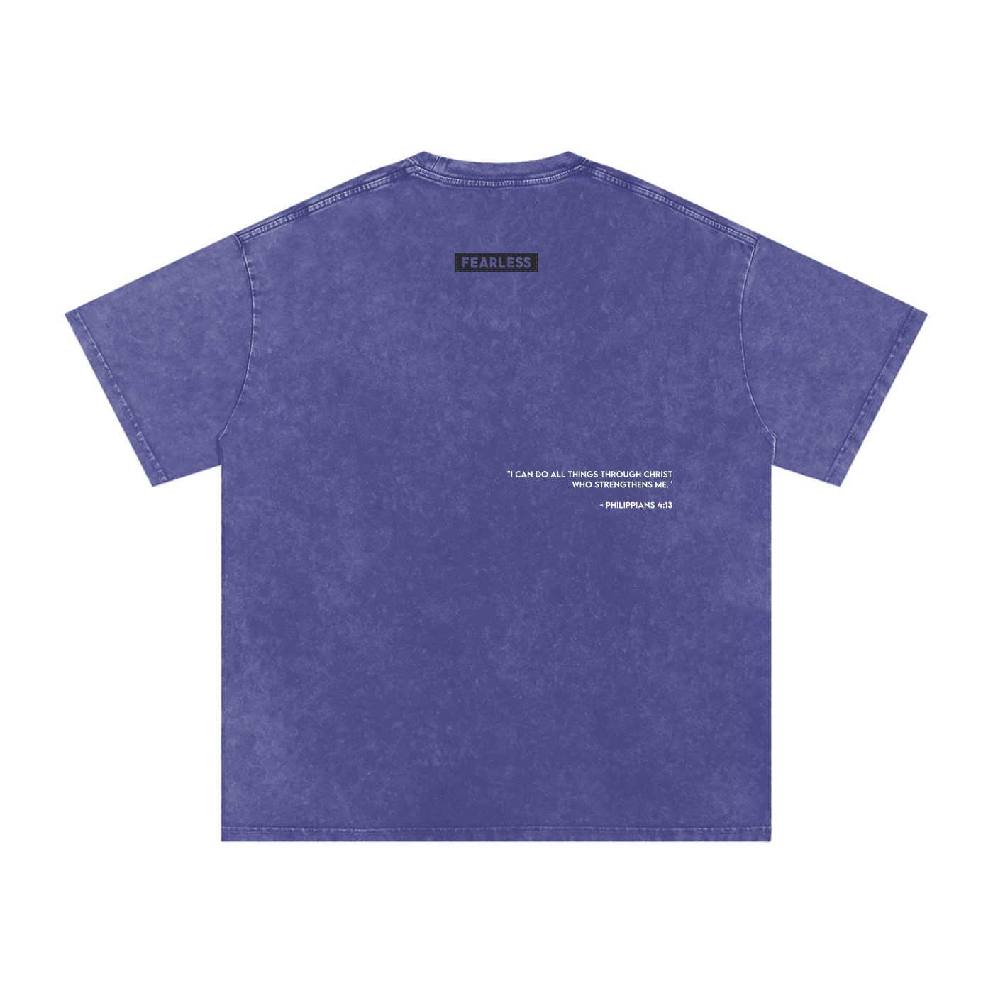 FEARLESS DTG Snow Washed Oversized Cotton T-Shirt