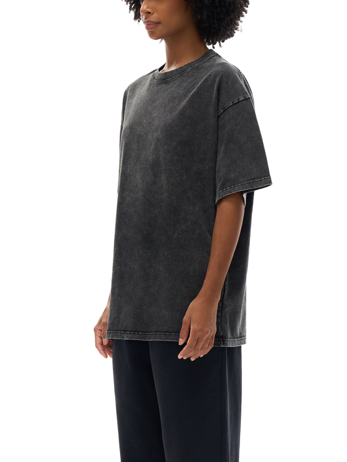 RadSkull Snow Washed Oversized Cotton T-Shirt