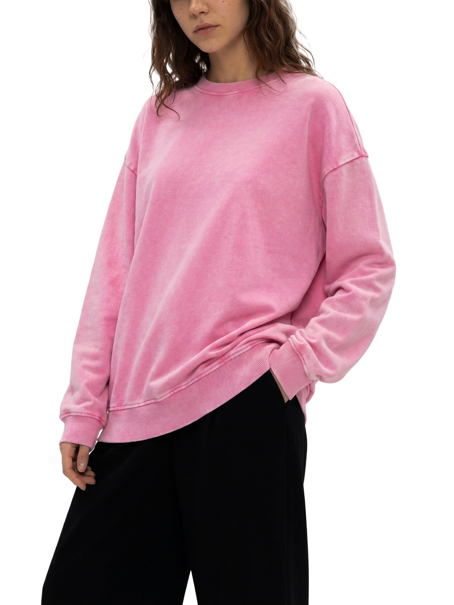 Snow Washed Oversized Sweatshirt
